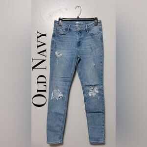 Old Navy Rockstar Jeans Super Skinny Women’s Mid Rise Size 8